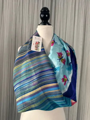 40 inch Reversible Infinity Scarf-J029