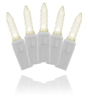 70 M5 Warm White LED Icicle Lights