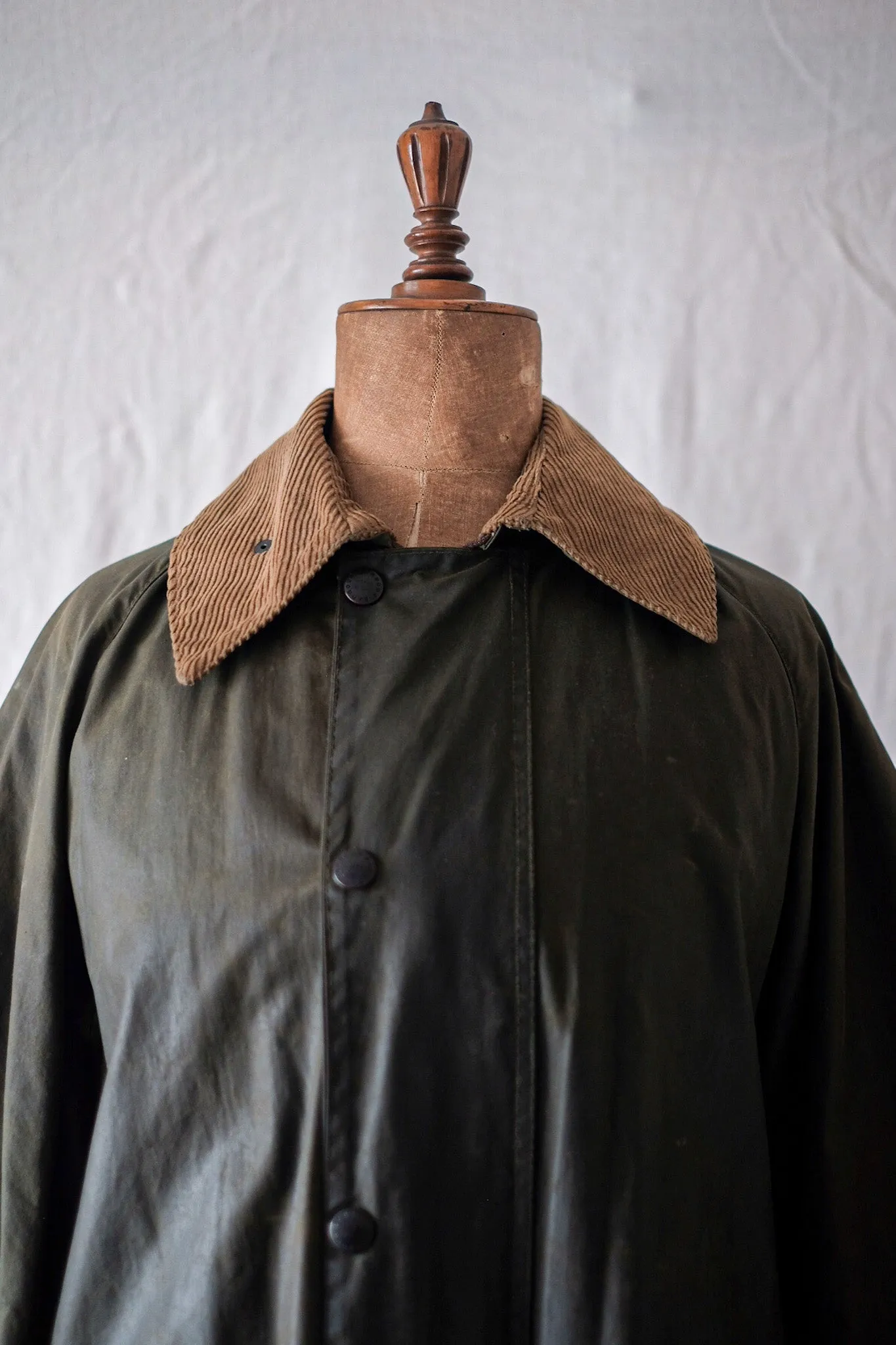 【~80's】Vintage Barbour "BURGHLEY" 2 Crest Size.36