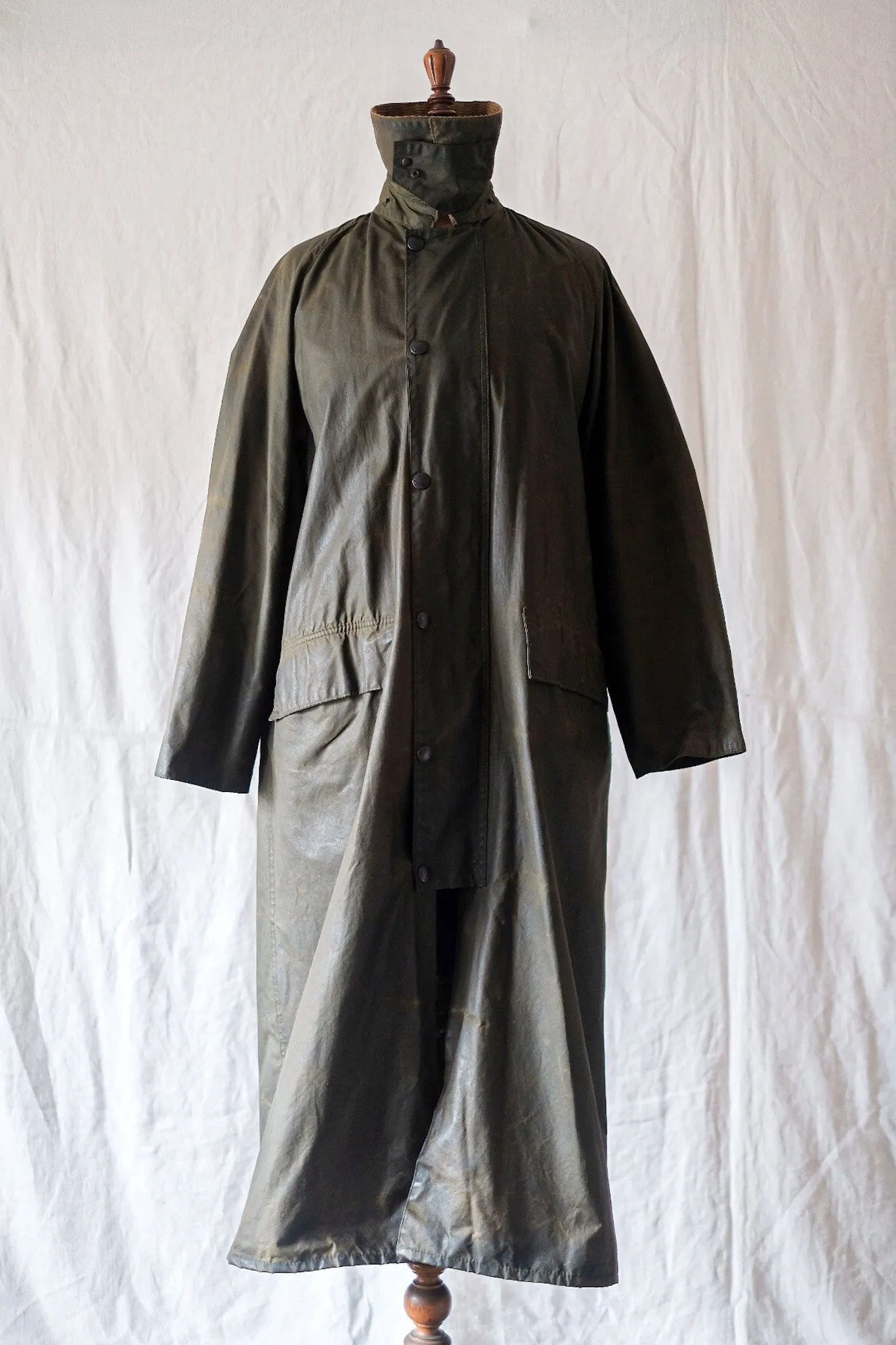 【~80's】Vintage Barbour "BURGHLEY" 2 Crest Size.36