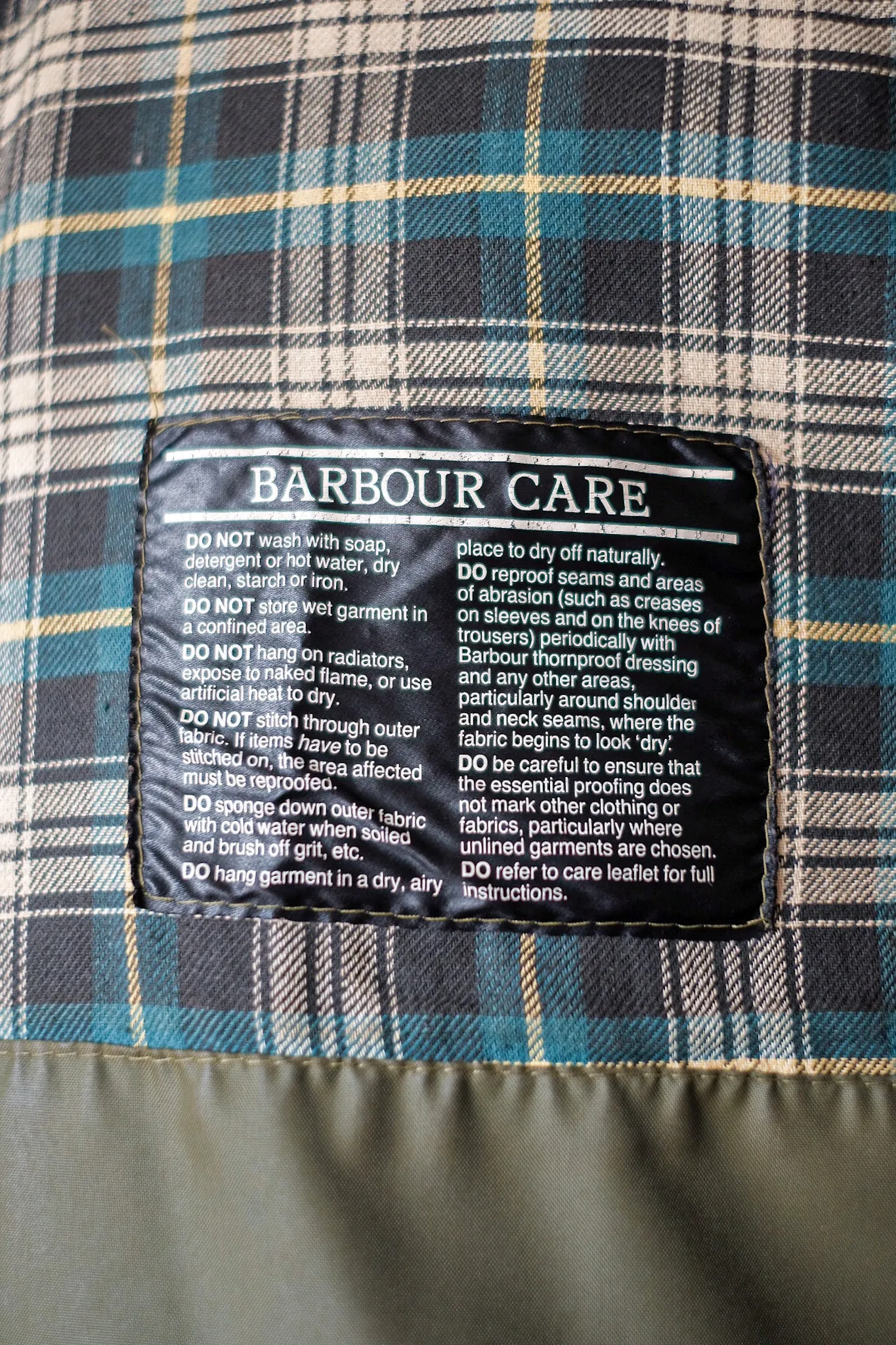 【~80's】Vintage Barbour "BURGHLEY" 2 Crest Size.36