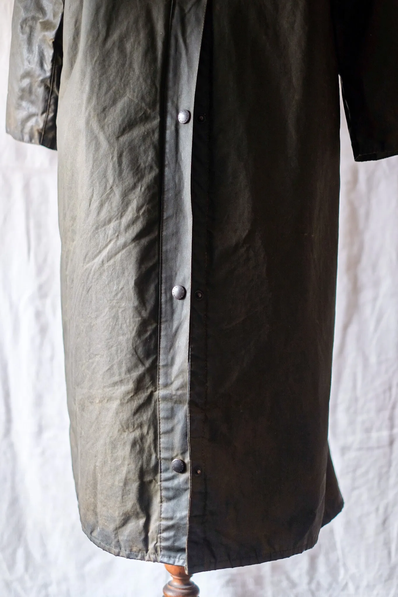 【~80's】Vintage Barbour "BURGHLEY" 2 Crest Size.36