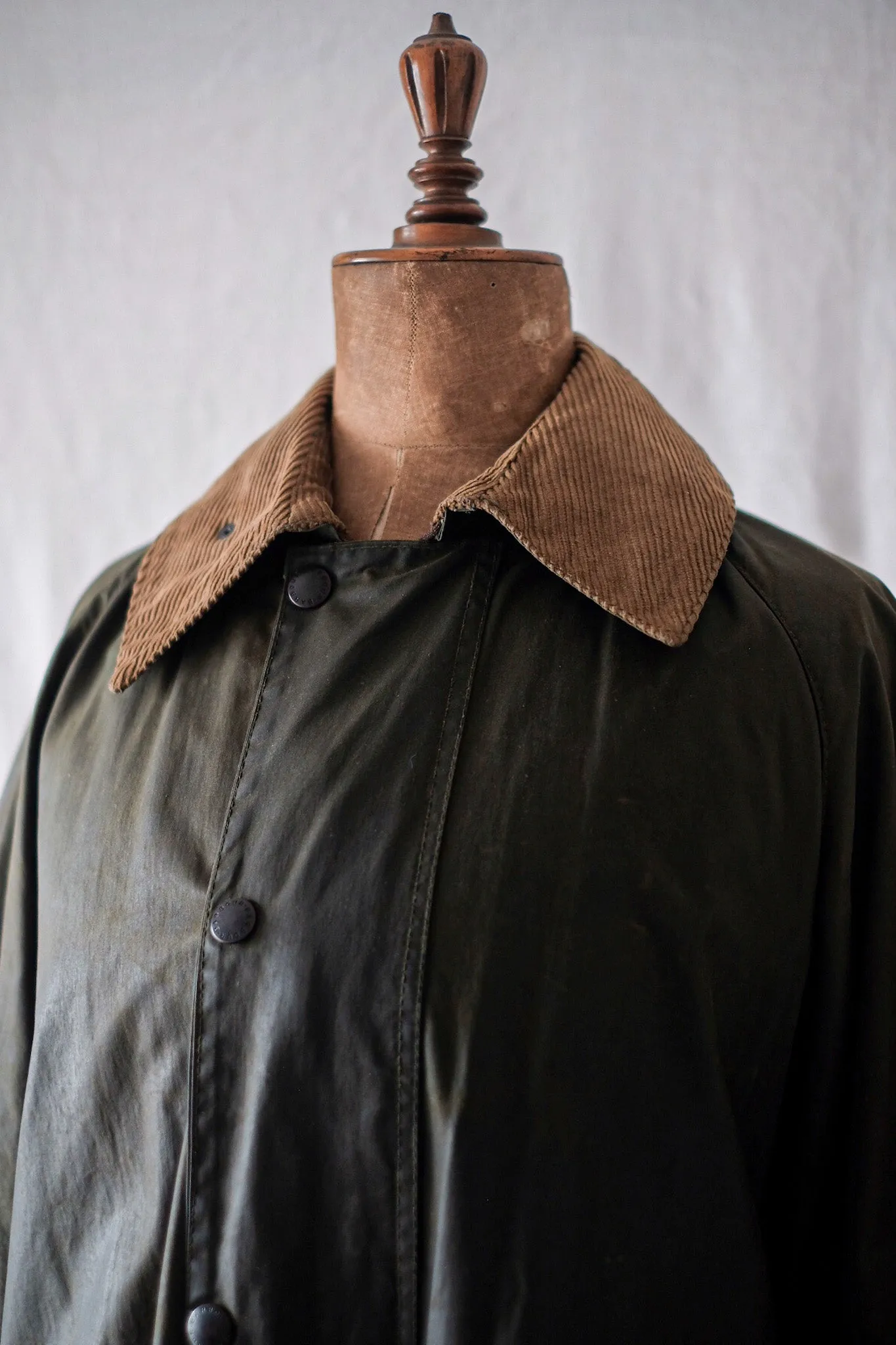【~80's】Vintage Barbour "BURGHLEY" 2 Crest Size.36