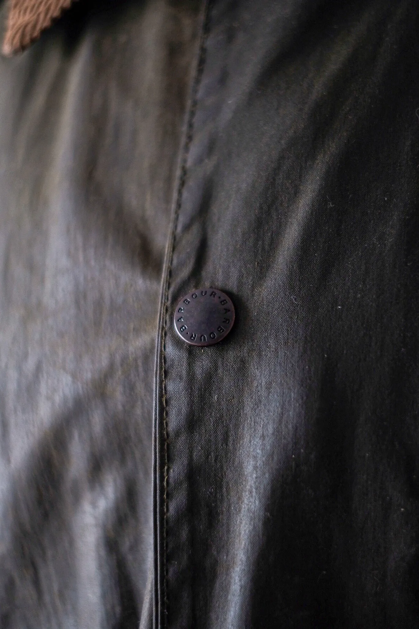 【~80's】Vintage Barbour "BURGHLEY" 2 Crest Size.36