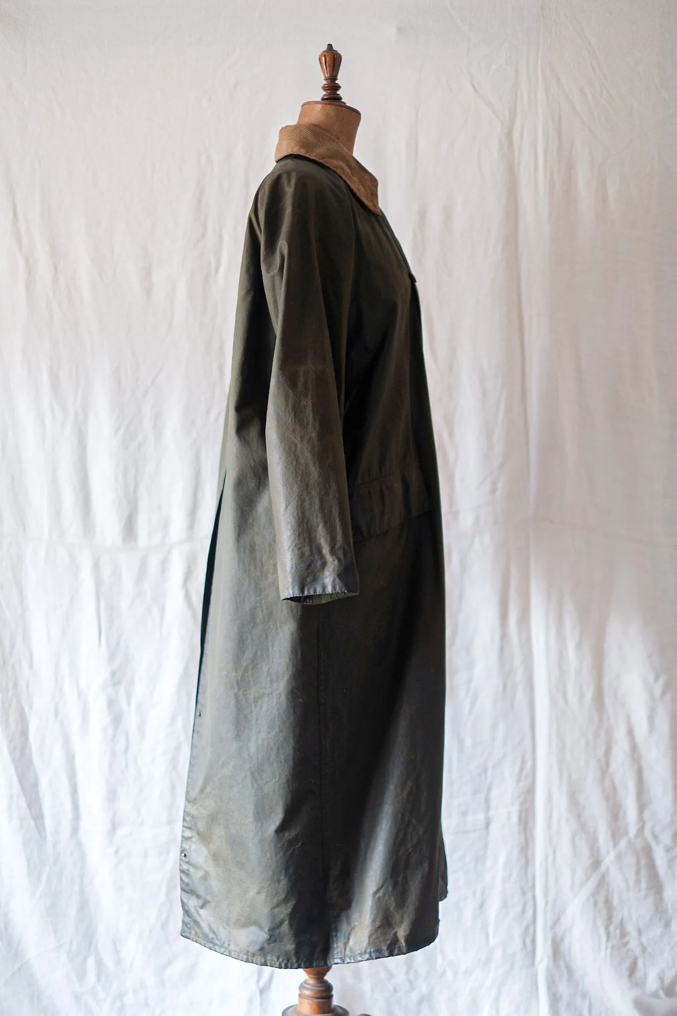 【~80's】Vintage Barbour "BURGHLEY" 2 Crest Size.36