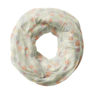 Air Balloons Printed Wraparound Infinity Loop Scarf | Girls & Women | Soft Poly Fabric