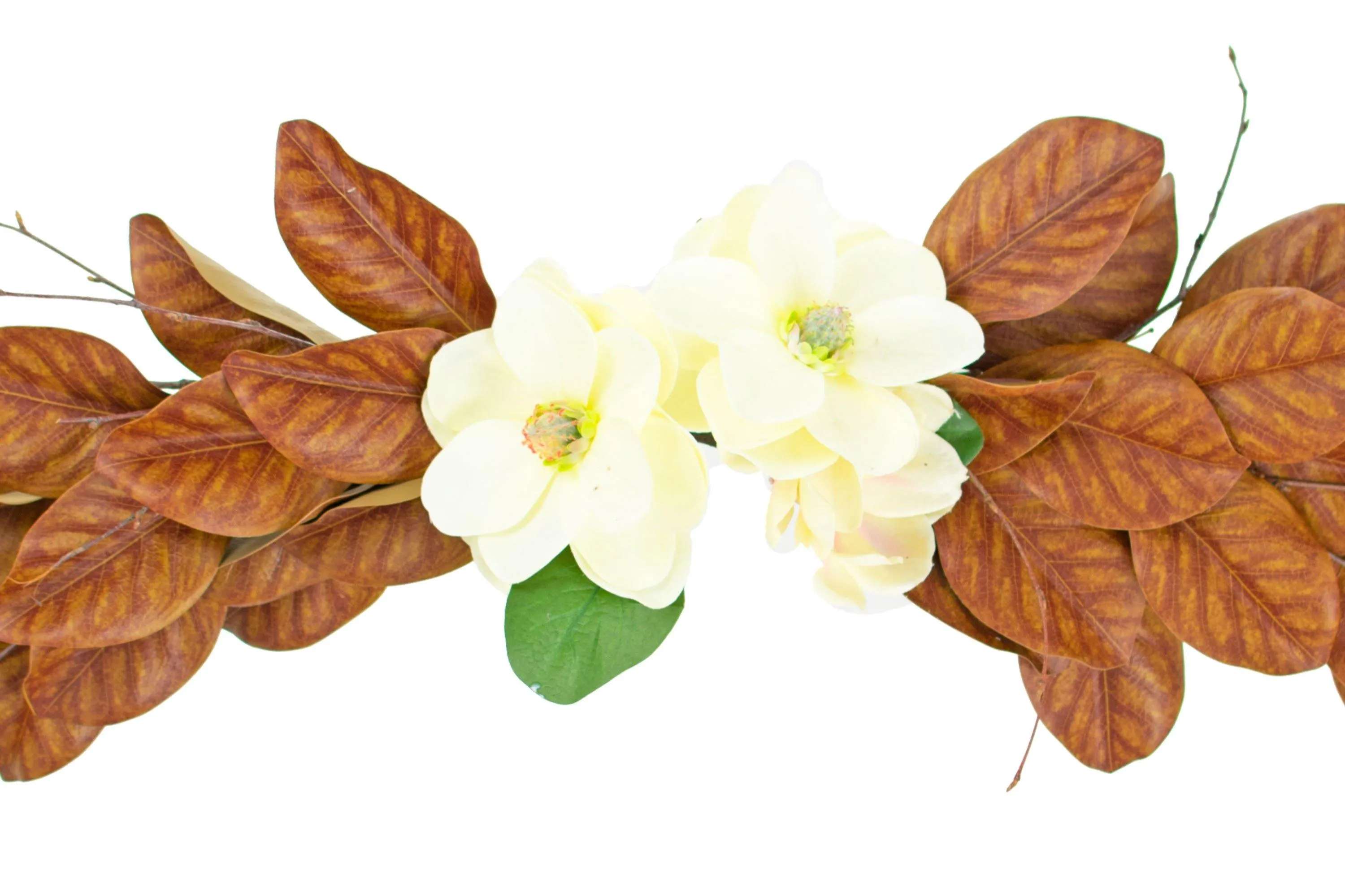 Artificial Magnolia Leaf Swag