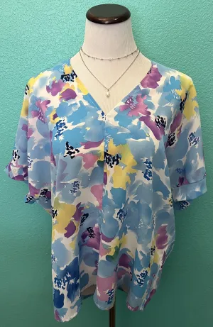 Baby Blue Tunic Top