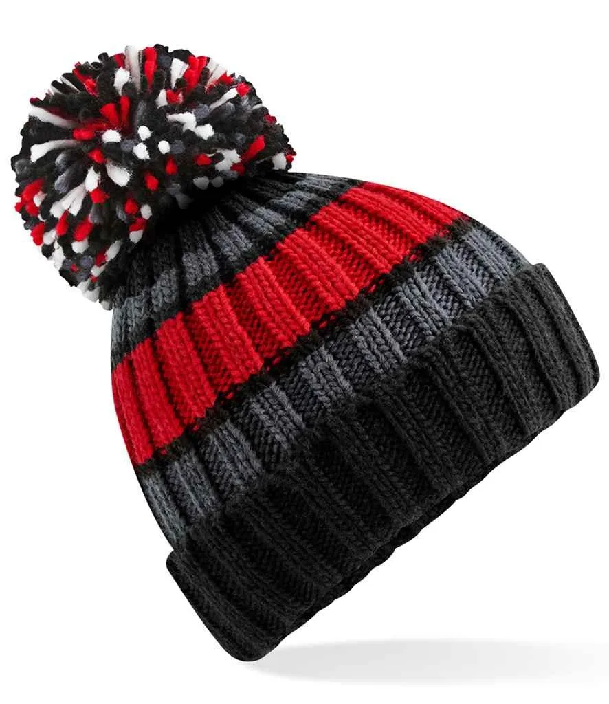 Beechfield Hygge Striped Beanie | Multicolor | One Size