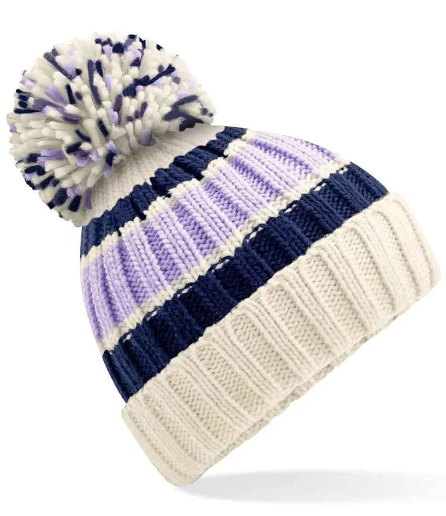 Beechfield Hygge Striped Beanie | Multicolor | One Size