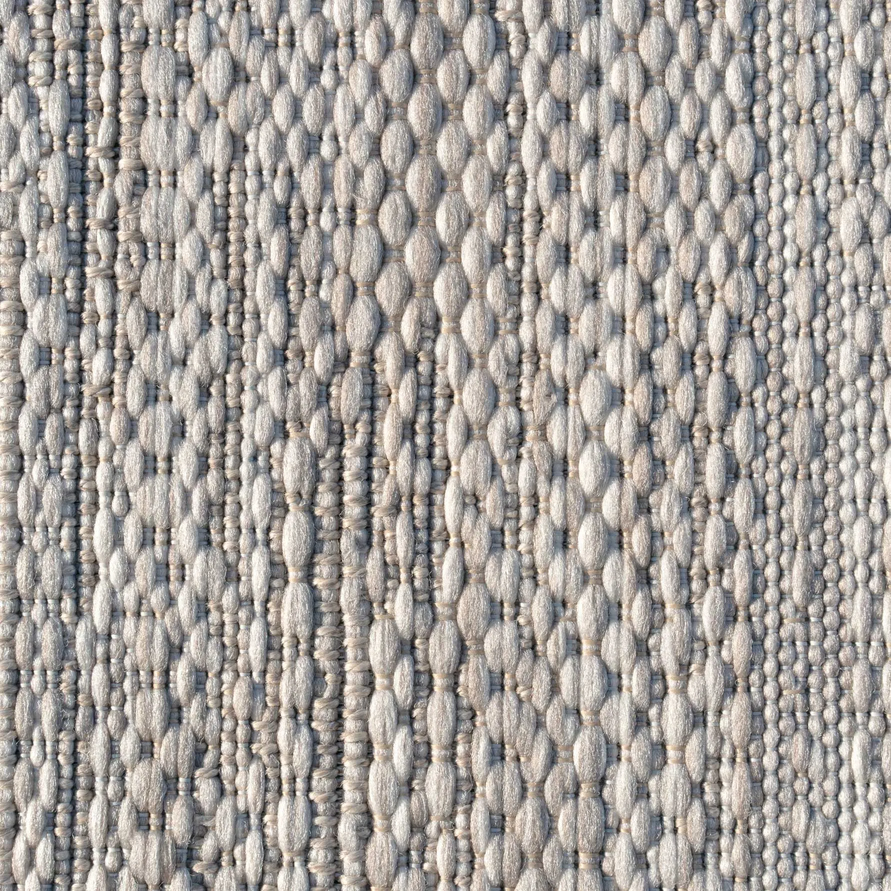Beige Mottled Flatweave Indoor Outdoor Area Rug - Dusk