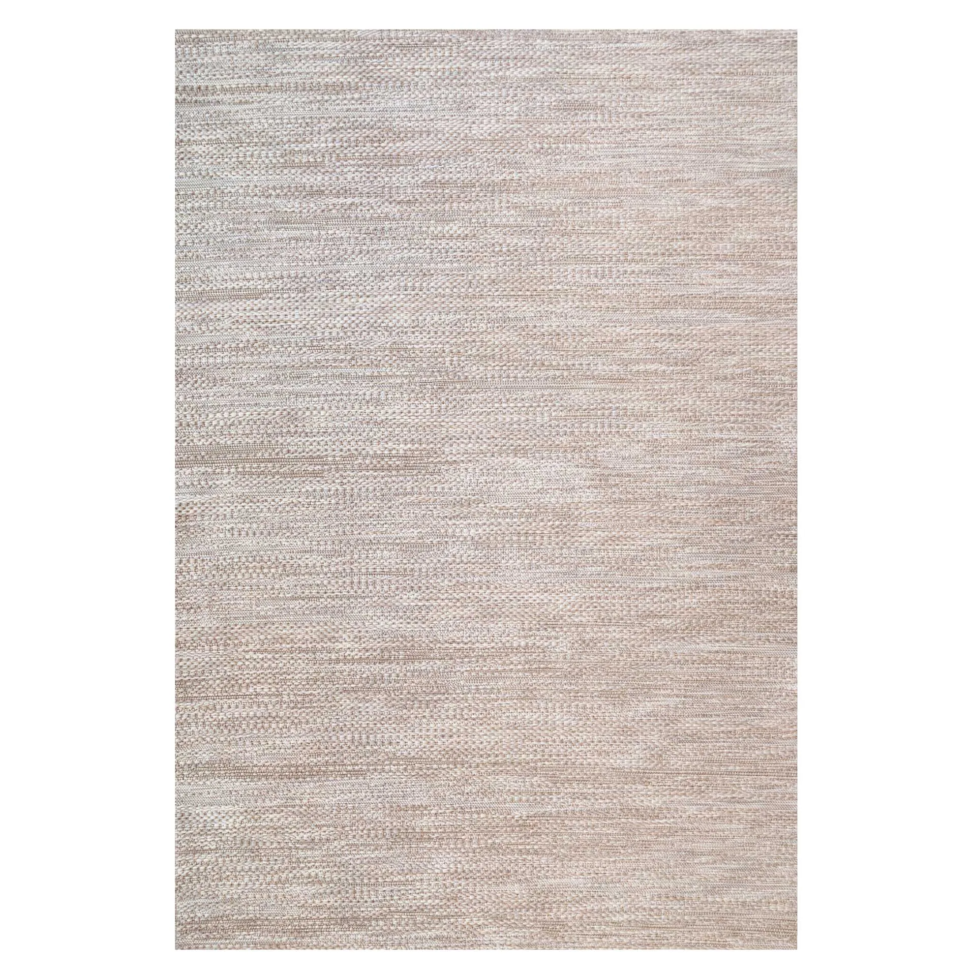Beige Mottled Flatweave Indoor Outdoor Area Rug - Dusk