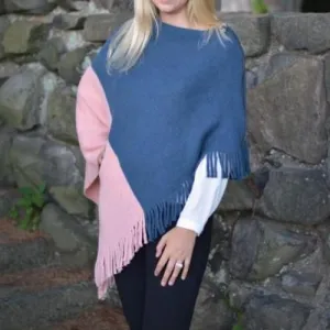 Big Zipper Point Oblong Poncho