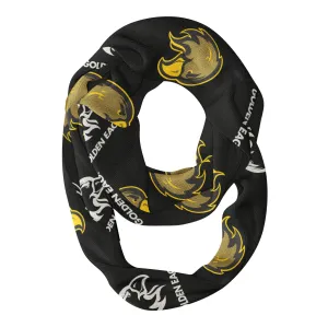 Cal State LA Golden Eagles Repeat Logo Game Day Collegiate Women Light Weight Ultra Soft Infinity Scarf by Vive La Fete