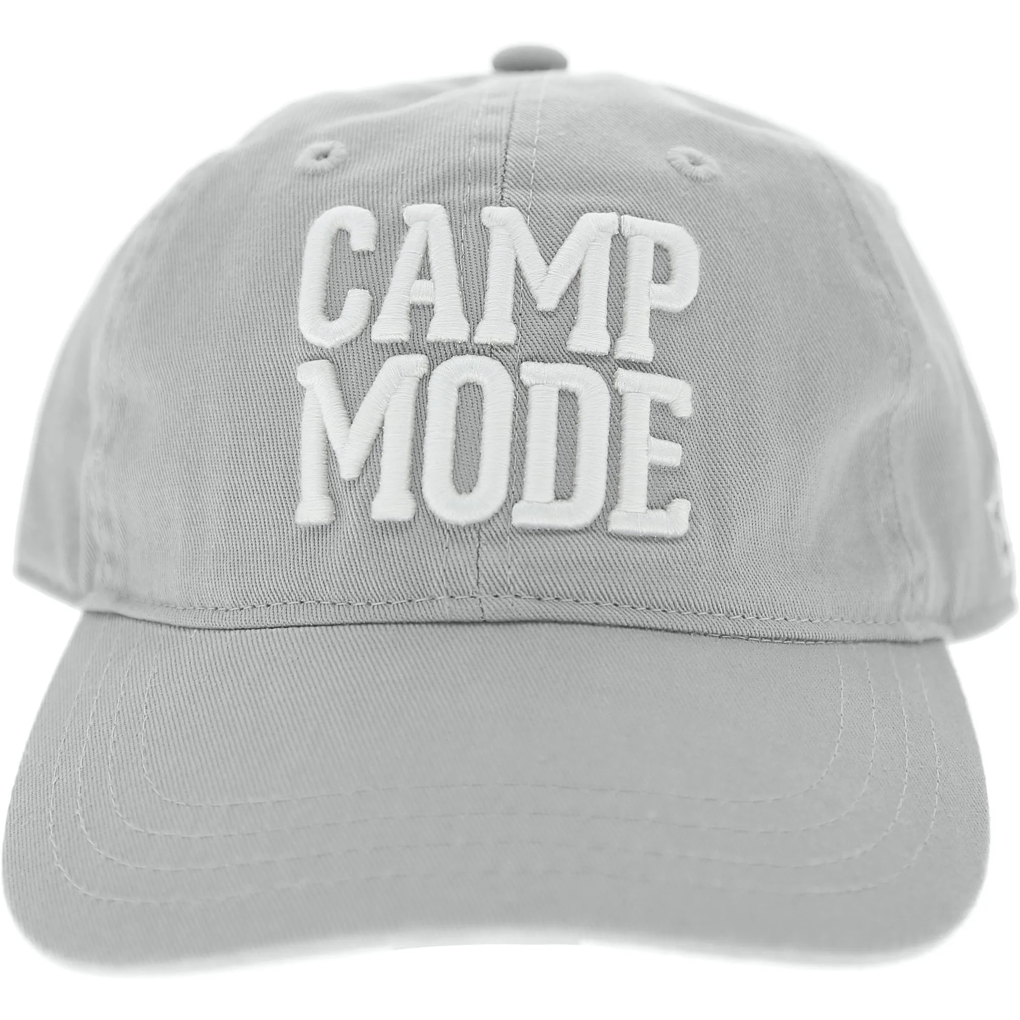Camp Mode Light Gray Adjustable Hat