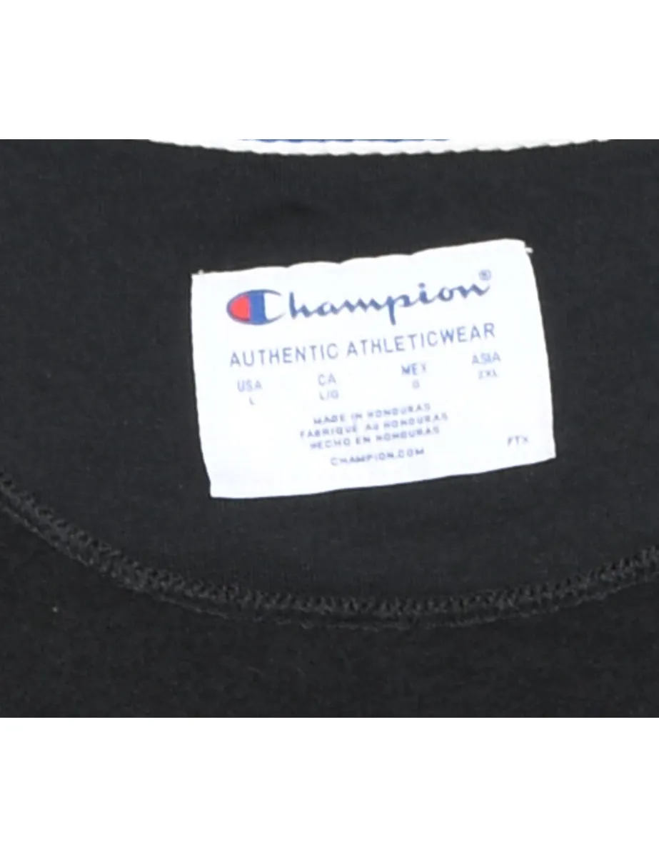 Champion Black & White Sweatshirt - L