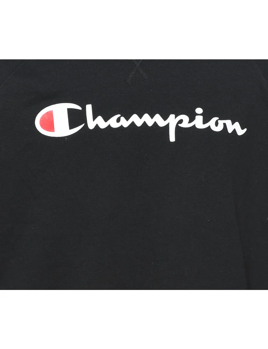 Champion Black & White Sweatshirt - L