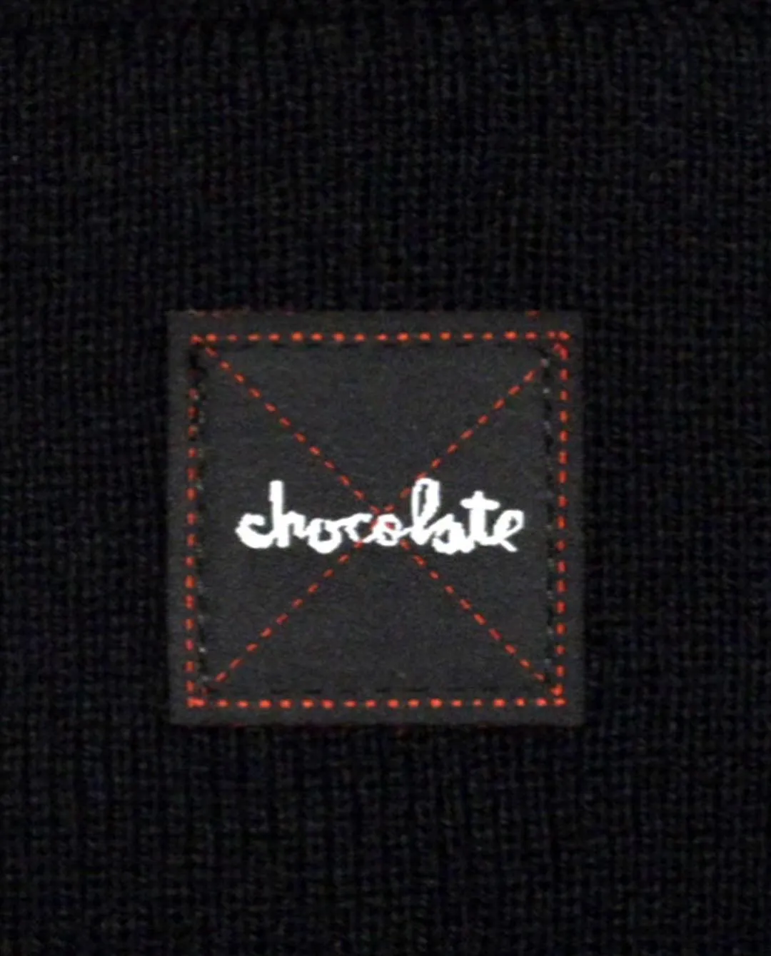 Chocolate - OG Square Beanie - Black