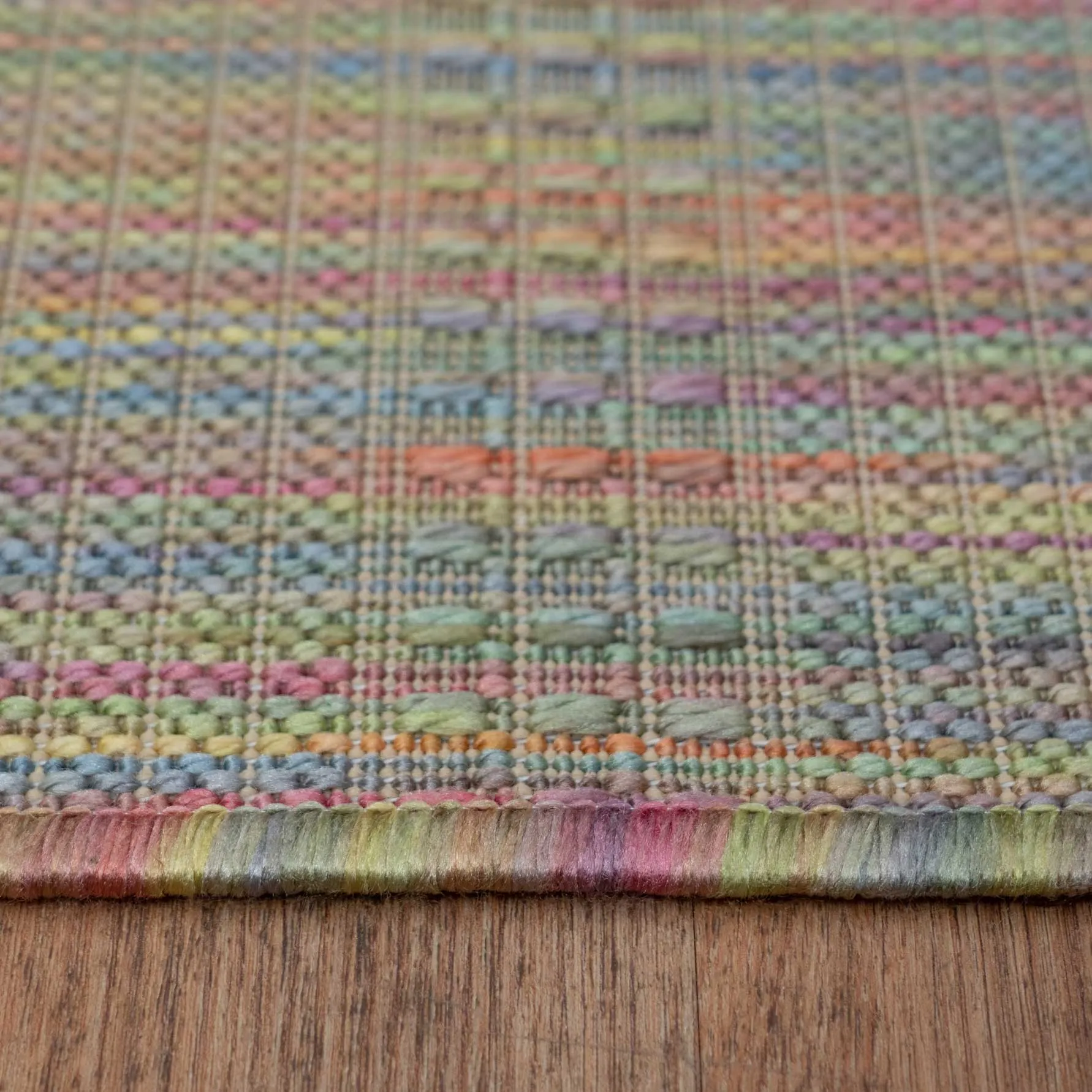 Colourful Mottled Indoor Outdoor Area Rug - Terrazza