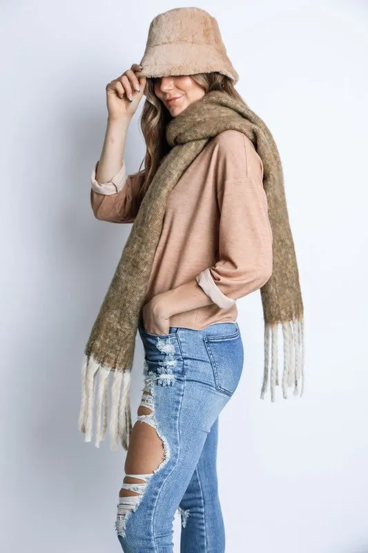Cuddly Winter Long Fuzzy Scarf