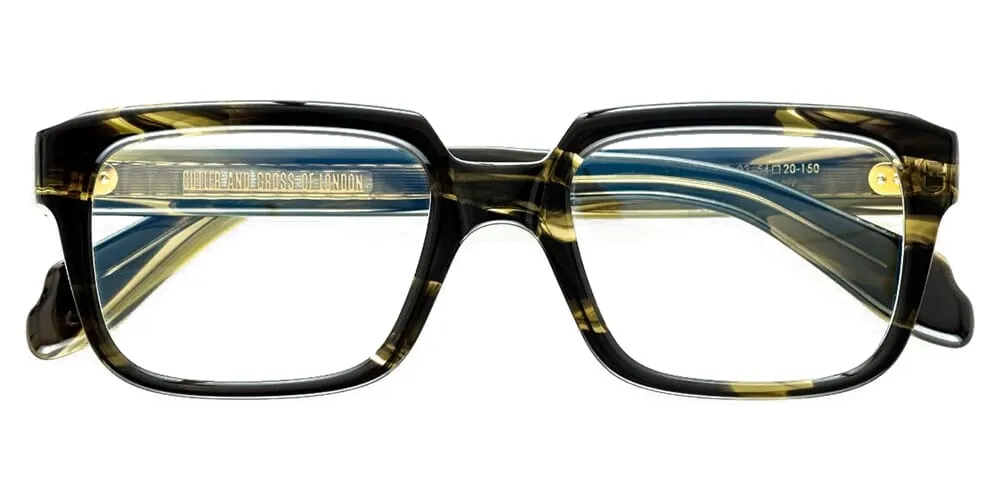 Cutler and Gross 9289 03 Striped Green Havana