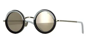 Cutler and Gross Sun 1277 01 Black and White with Gold