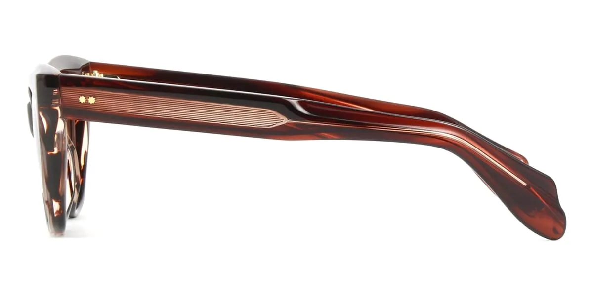Cutler and Gross Sun 9288 02 Striped Brown Havana