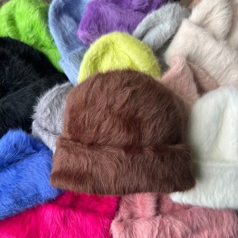 Fur Beanie Cap