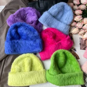 Fur Beanie Cap