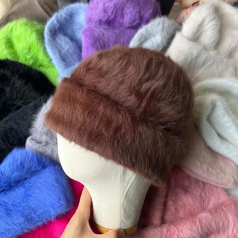 Fur Beanie Cap
