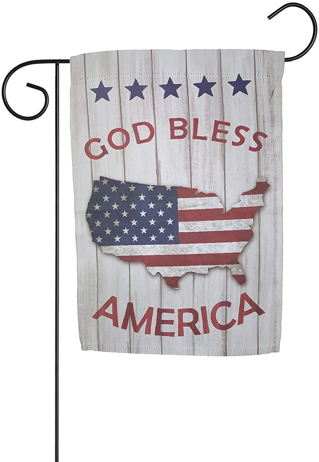 God Bless America Garden Flag - 12" x 18"