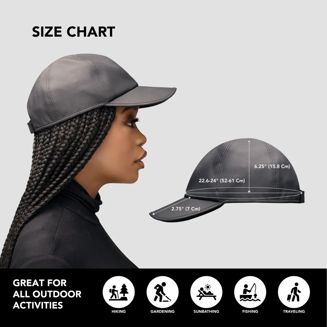 Hairbrella Satin-Lined, Waterproof Baseball Cap