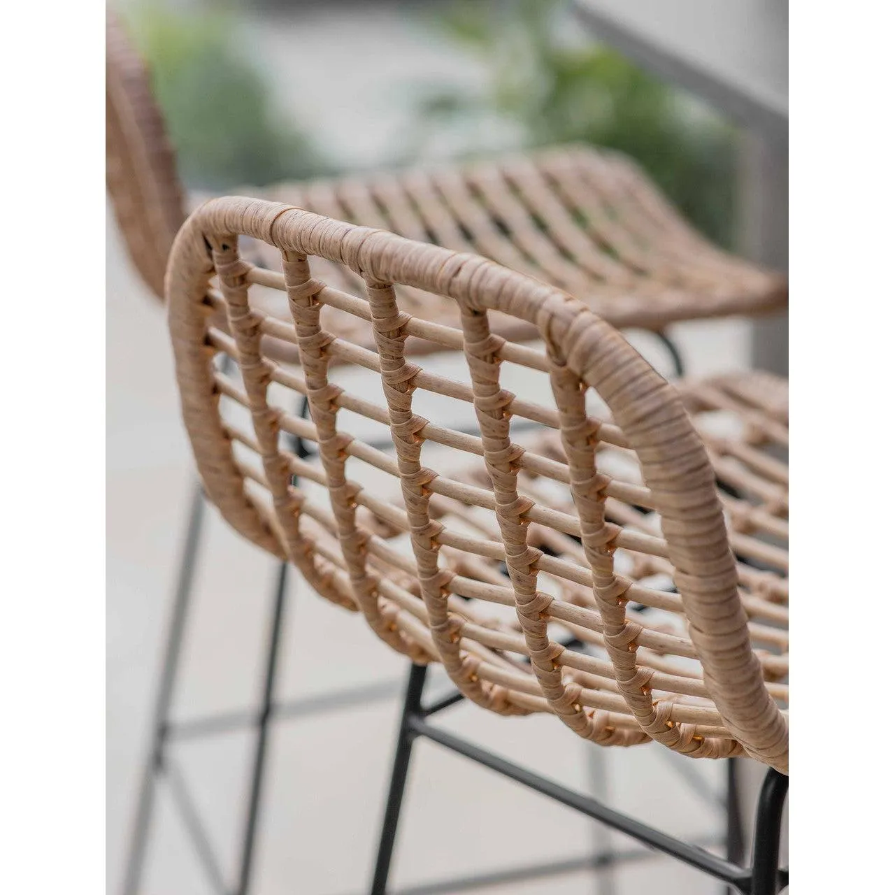 Hampstead Bar Stool - PE Bamboo