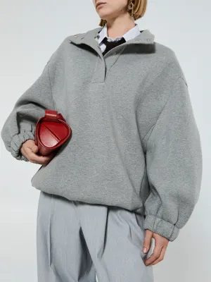Huntas Sweatshirt in Grey Melange