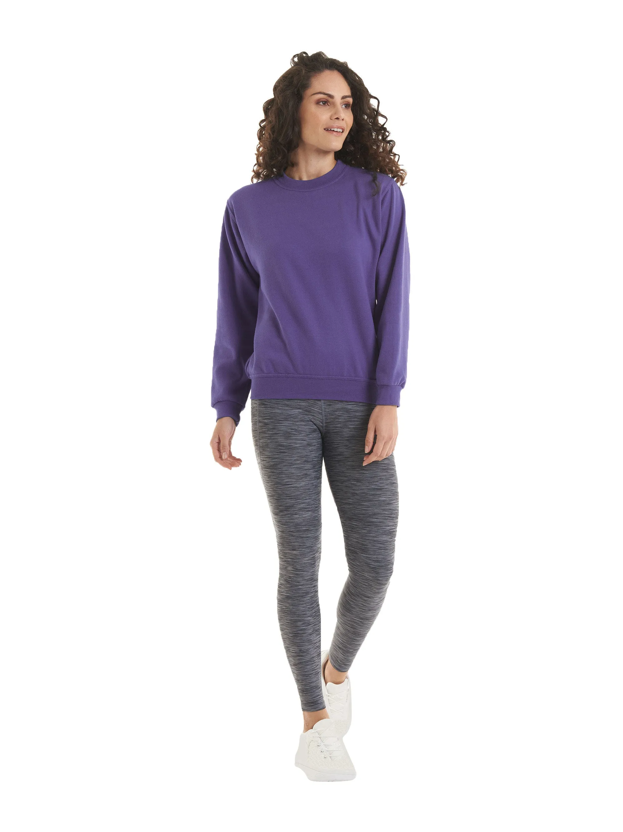 Ladies Deluxe Crew Neck Sweatshirt | Navy