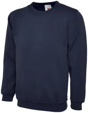 Ladies Deluxe Crew Neck Sweatshirt | Navy