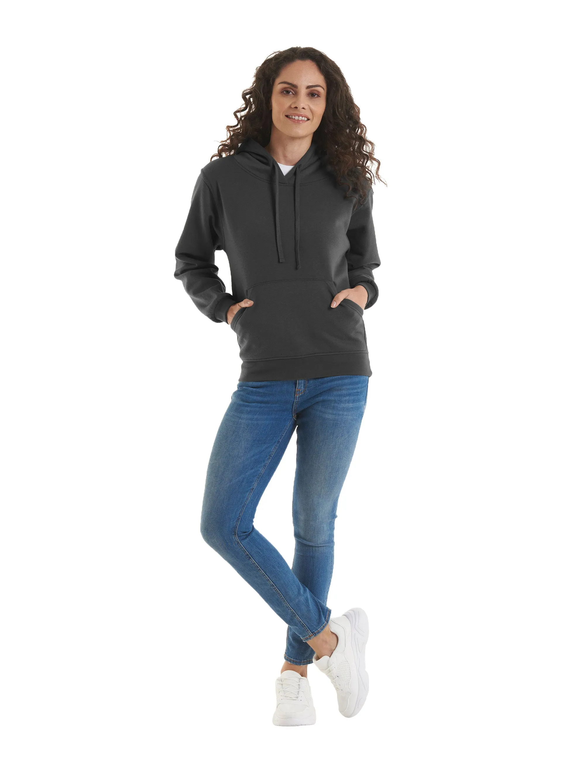 Ladies Deluxe Hooded Sweatshirt | Sky
