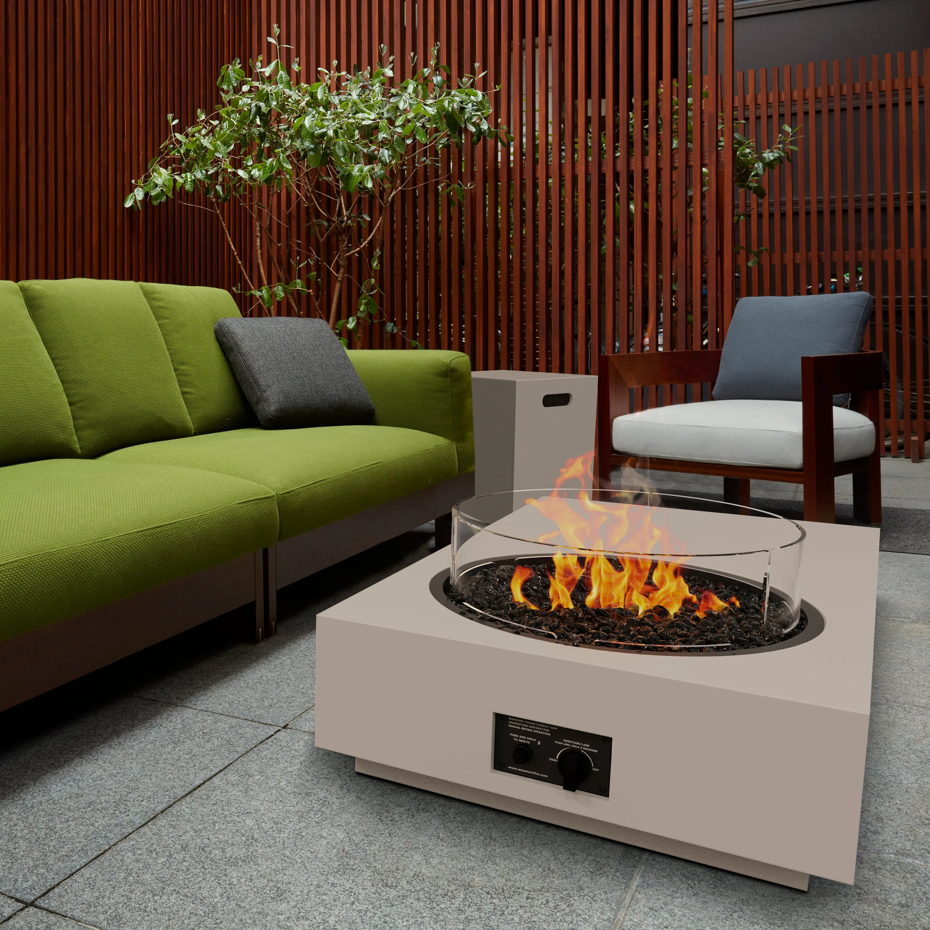 Larnaca Fire Table Set