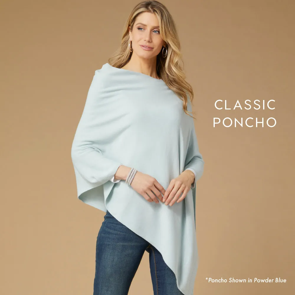 Lightweight Poncho - Antique Moss