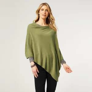 Lightweight Poncho - Antique Moss