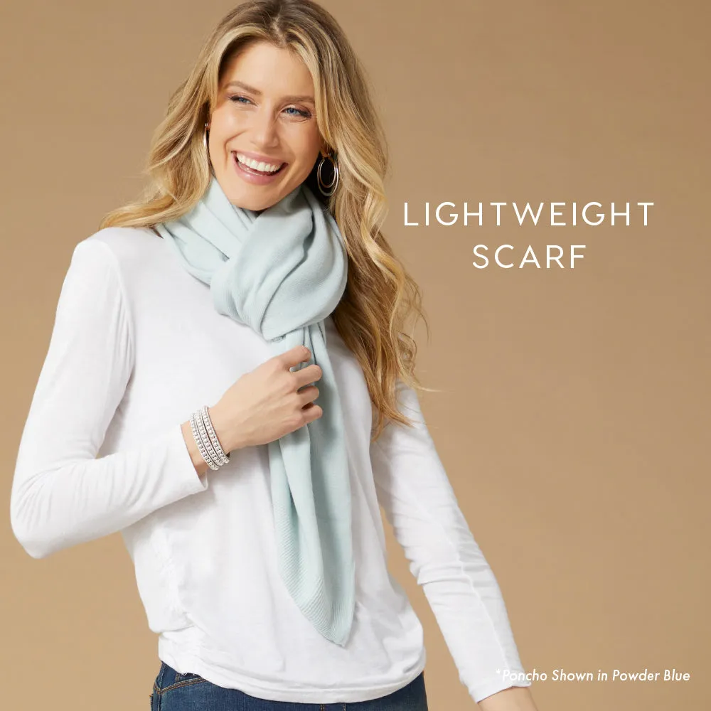 Lightweight Poncho - Antique Moss