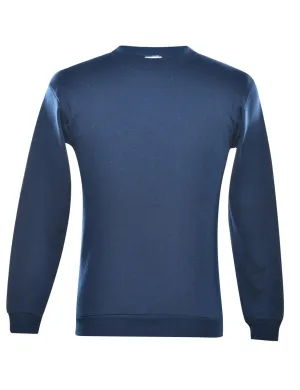 Navy Plain Sweatshirt - XL