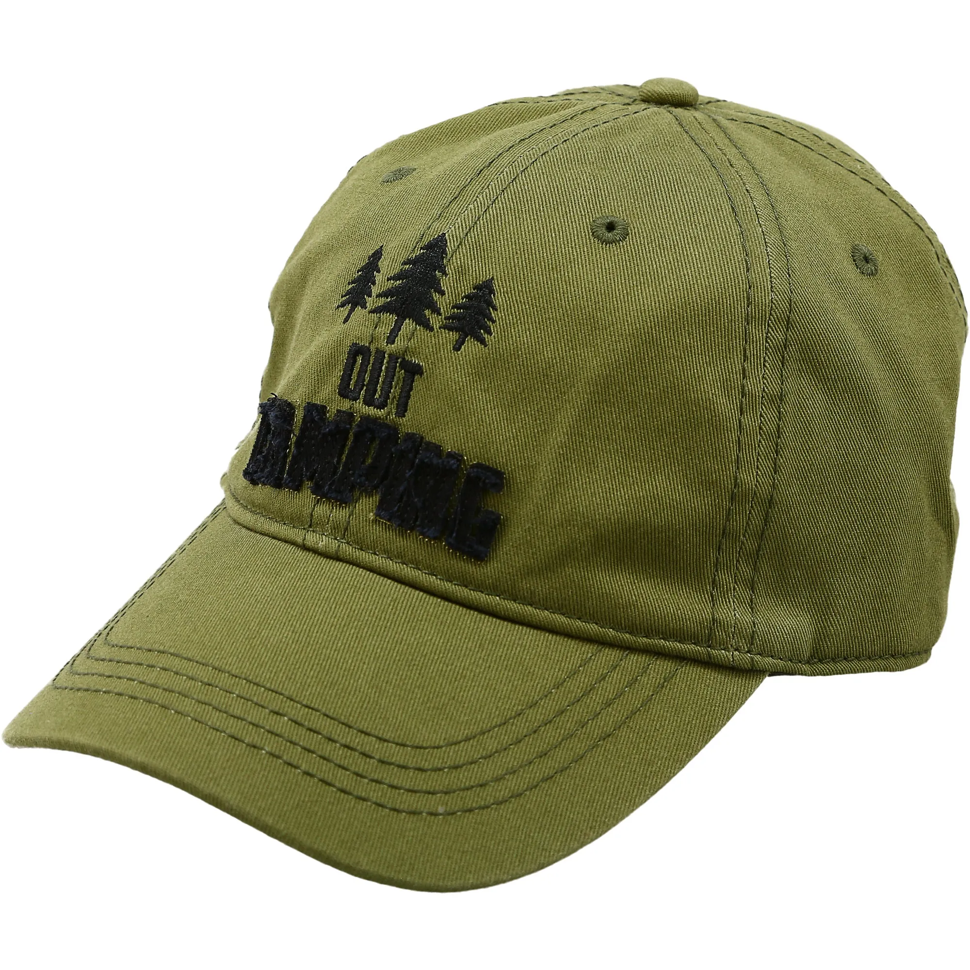 Out Camping Olive Adjustable Hat