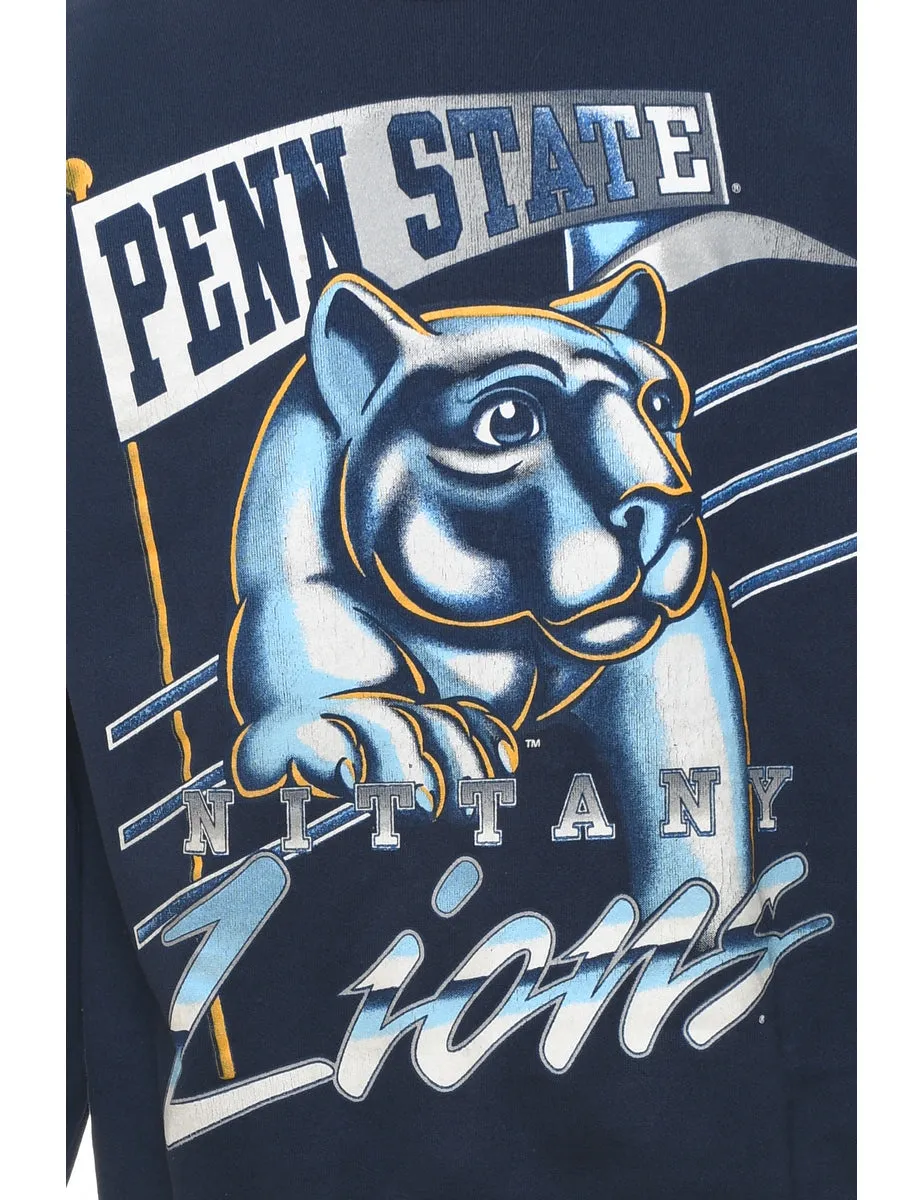 Penn State Nittany Lions Football Sports Sweatshirt - L