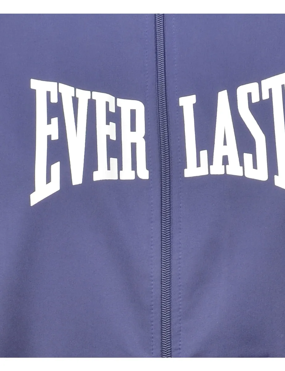 Purple Track Top - L