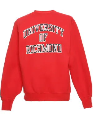 Red Jansport Printed Sweatshirt - L
