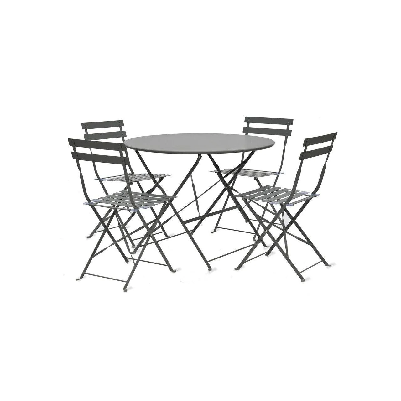 Rive Droite Bistro Set, Large in Carbon - Steel