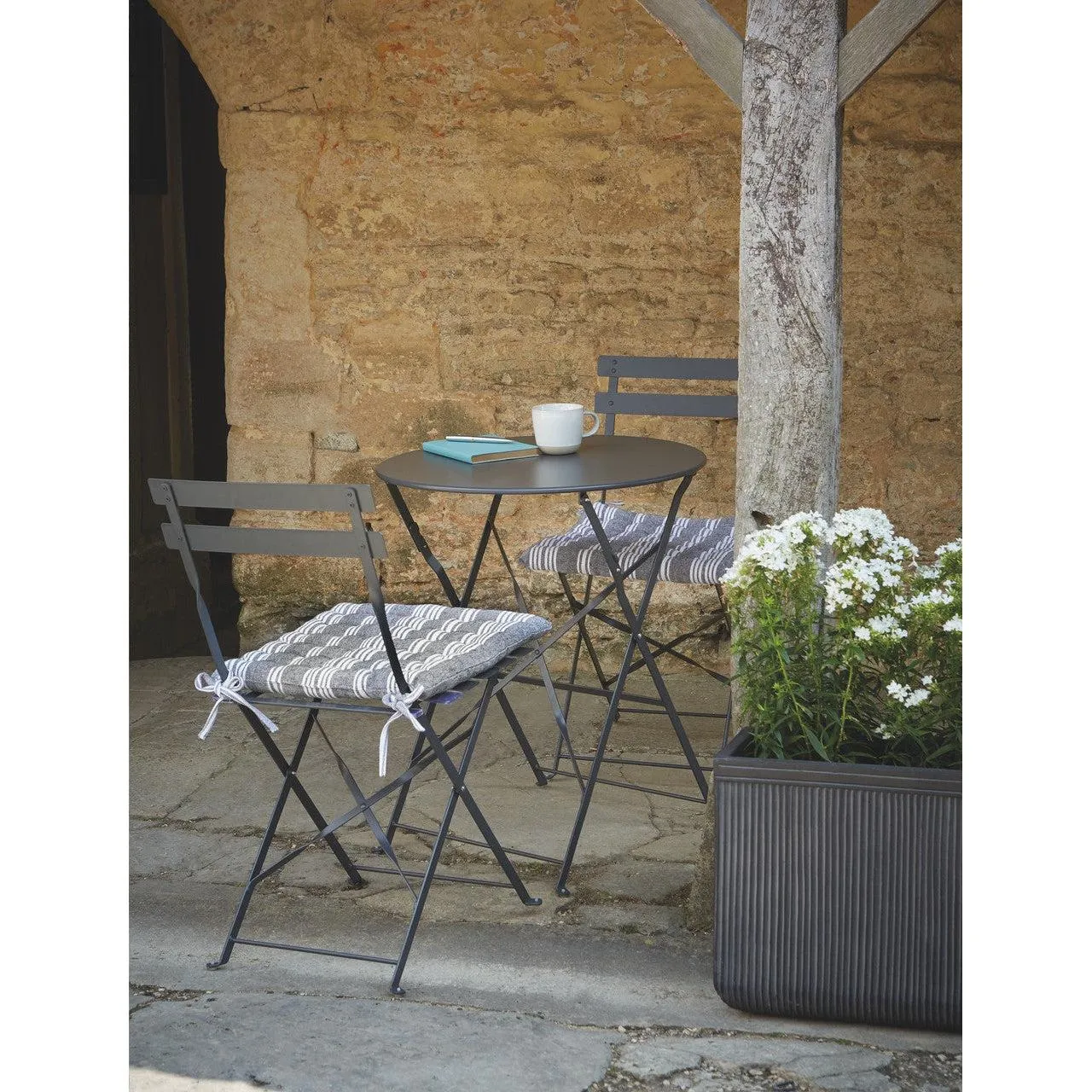Rive Droite Bistro Set, Small in Carbon - Steel
