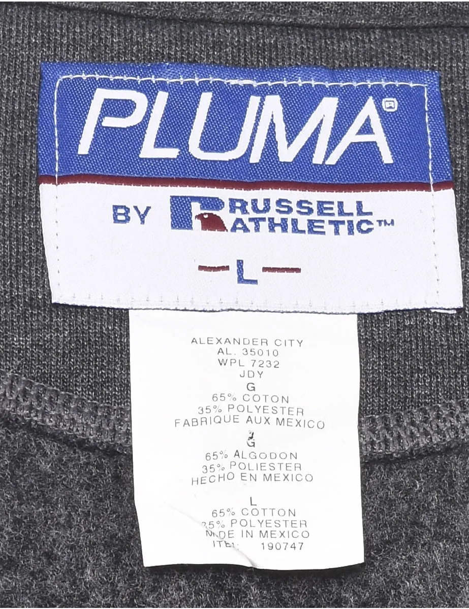 Russell Athletic Plain Grey Sweatshirt - L