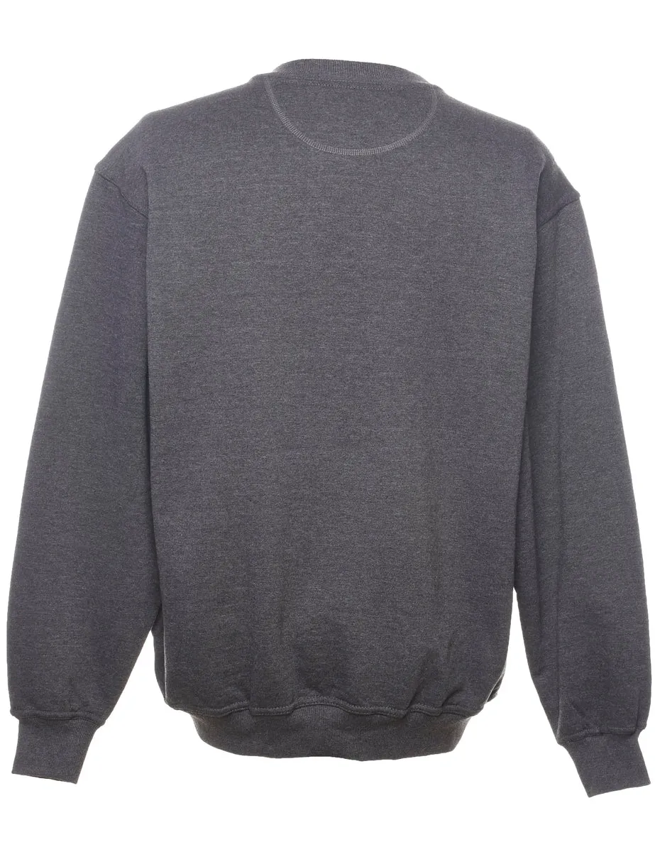 Russell Athletic Plain Grey Sweatshirt - L